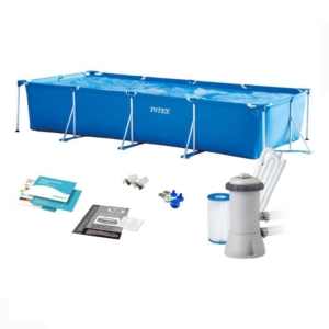 Alternative view of Intex Rectangular Frame Pool 4.50m x 2.20m x 0.84m – Durable Family Swimming Pool
