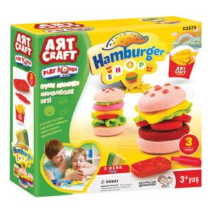 Dede – Art Craft Hamburger Play Dough Set – 150g – 03573