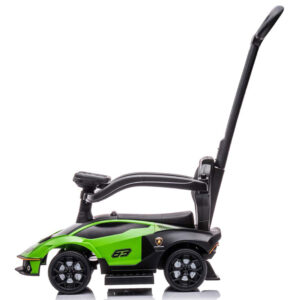 Alternative view of Lamborghini Push Car with Handle – Green-LB-661L