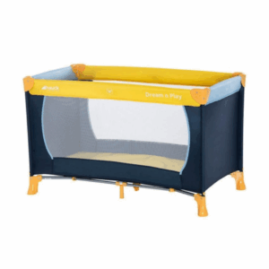 Hauck – Dream’N Play Travel Cot – Yellow/Blue/Navy – 604489