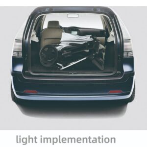 Twin Baby Stroller High Landscape Multi-Child Stroller Light Folding – BUR798/Grey/White