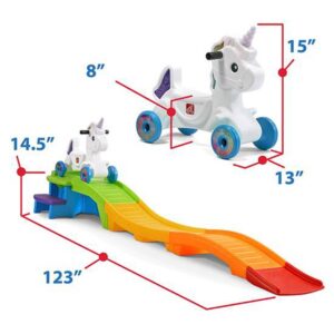 Alternative view of Step2 – Unicorn Up & Down Roller Coaster – 493700