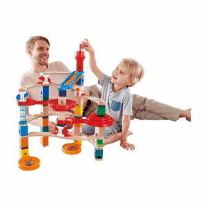 Hape Castle Escape – Quadrilla Wooden Marble Run Blocks