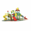 Outdoor Kids Playground 2 Twin Slides And 1 Big Tunnel