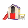 Kids Activity Playhouse W/ Playside Slide