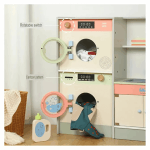 Alternative view of Little Angel – Kids Wooden Toy Laundry Play Set