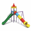 Kids Outdoor Backyard Playground With Swing And Slide