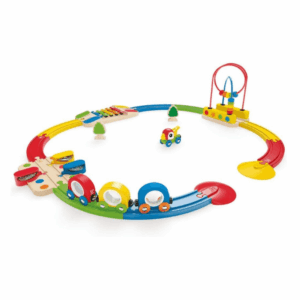 Hape Rainbow Sights & Sounds Toddler Wooden Railway