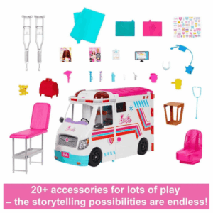 Alternative view of Mattel Games – Barbie Care Clinic Doll Playset - 20pcs