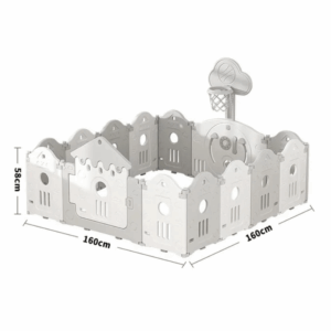 Alternative view of Baby Playpen Fence Toddler Play Yard With Hoop -14Pcs