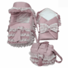 Elegant Lace Baby Sleeping Set 3-Piece Carry Cot, Sleeping Bag