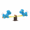 Kids Amusement Park Twin Pups Seesaw Rocker – Blue