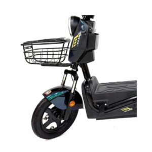 Alternative view of Electric Bike Battery 60V 18Ah, 16 Series Front Basket & Dual Mirrors