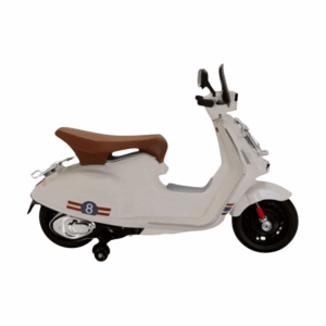Classic Kids’ Ride-On Scooter – Dual Motor Retro Charm