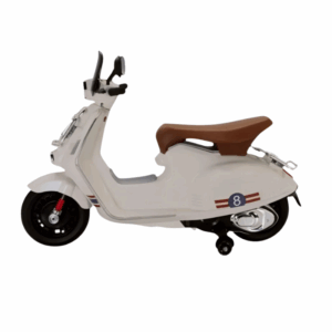 Alternative view of Classic Kids’ Ride-On Scooter – Dual Motor Retro Charm
