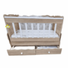New Elegant Wooden Baby Crib with Storage Drawers
