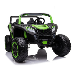 Alternative view of Electric Ride-On Car 12V – 2 Seater Racing UTV with Remote Control (Green)
