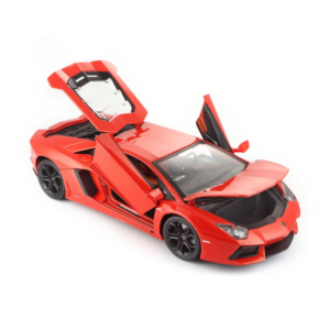 Alternative view of Bburago 1:18 Lamborghini Aventador LP 700-4 Diecast Model Car – Red Sports Car