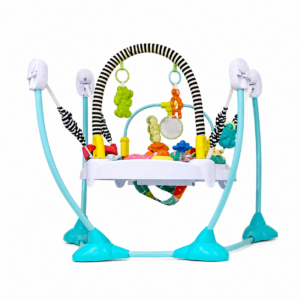 Premium Baby Activity Jumper & Bouncer with Interactive Toys – Blue Infant Play Center