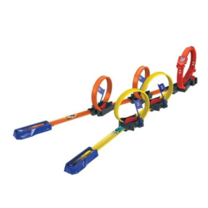 Alternative view of Hot Wheels Action Multi-Loop Raceoff Track Set with 1 Die-Cast Car
