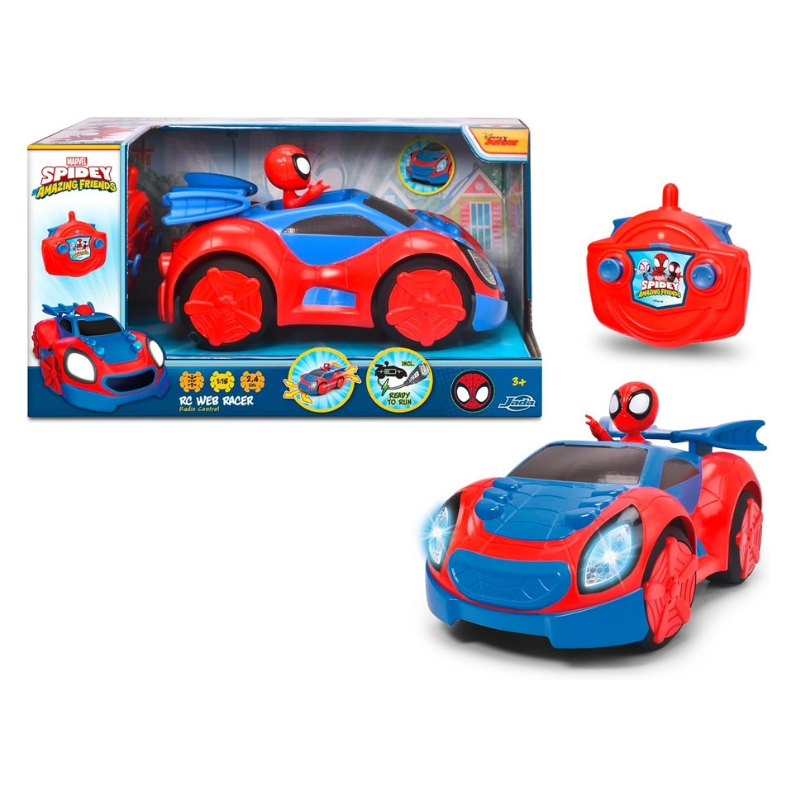 Jada Spidey Web Crawler RC Car – Marvel Spider-Man Adventure