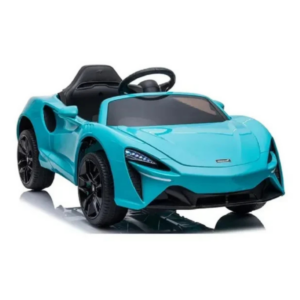 Kids Electric Ride-On Sports Car 12V Battery Powered Car with LED Lights & Music – Blue