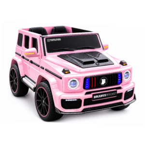 Alternative view of Kids Electric Ride-On Car – Green  & Pink SUV with LED Lights