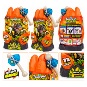 Alternative view of Aweppop Rise of Dinos – 72 Surprises Dinosaur Toy with Hammer
