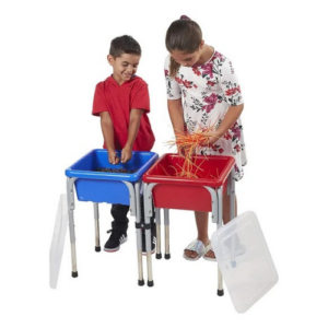 Alternative view of Kids Sand & Water Activity Table – Double Basin Outdoor Play Table