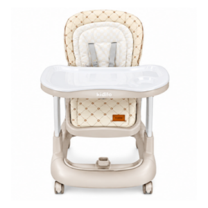 Kidilo Baby High Chair – Adjustable Feeding Chair with Tray & Padded Seat