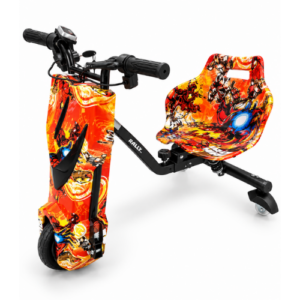 Alternative view of Kids Electric Drift Trike – Colorful Graffiti Design Ride-On Drift Bike