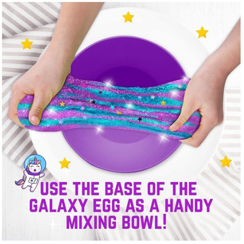 GirlZone Slime Surprise Egg – Galaxy Slime Kit with Glow-in-the-Dark Accessories - Image 5