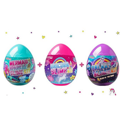 GirlZone Slime Surprise Egg – Galaxy Slime Kit with Glow-in-the-Dark Accessories - Image 7