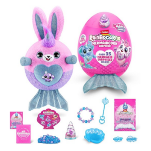ZURU Rainbocorns Mermaidcorn Surprise – Plush Mermaid Toy with Over 35 Surprises